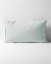 Aura Home - Evie Stonewash Organic Cotton Standard Pillowcase
