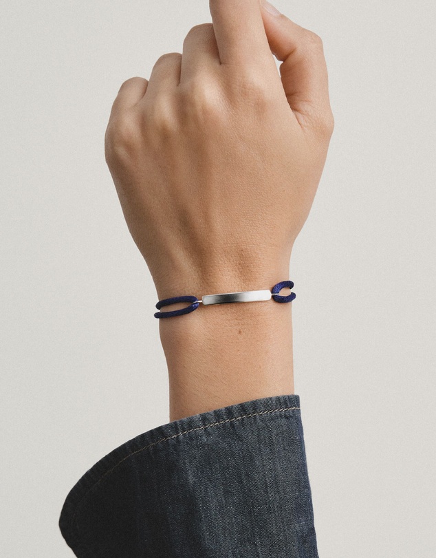 THOMAS SABO - THOMAS SABO Textile bracelet blue