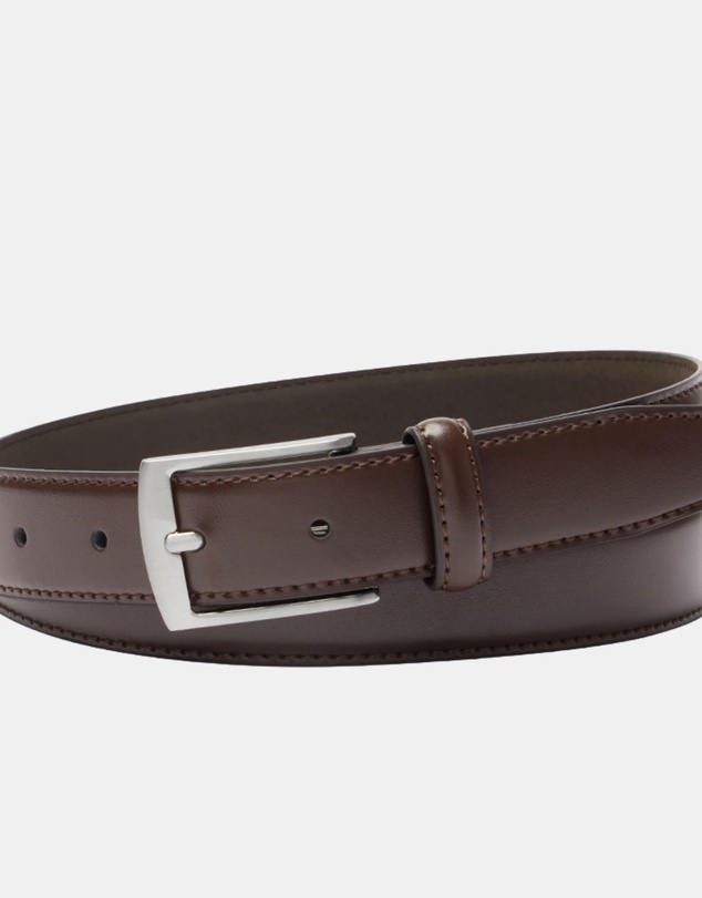 Buckle - Austin. Classic Leather Belt. 30mm width.