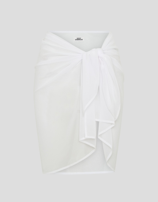 Vacay Swimwear - Catalina Sarong White