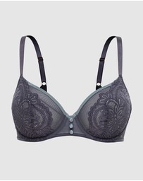 Sans Complexe - Lyse Wired Half Cup Bra with Lace