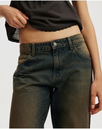 Cotton On - Low Rise Straight Jeans