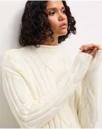 The Fated - Nickson Cable Knit Jumper