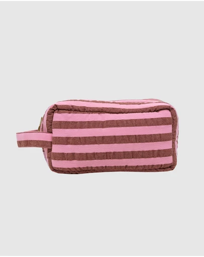 Mosey Me - Sundae Seersucker Dopp Kit