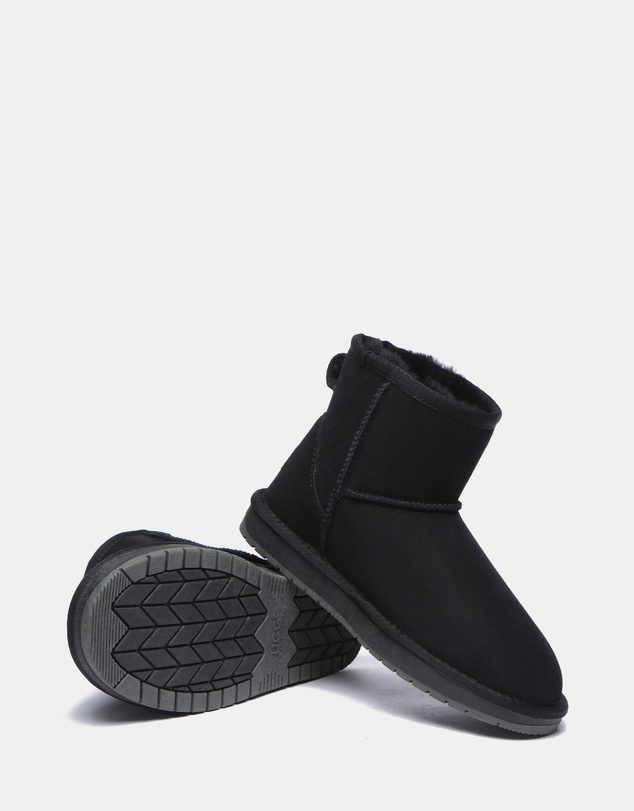 EVERAU - Australian Shepherd Ugg Mini Classic Sheepskin Upper UGG Boots