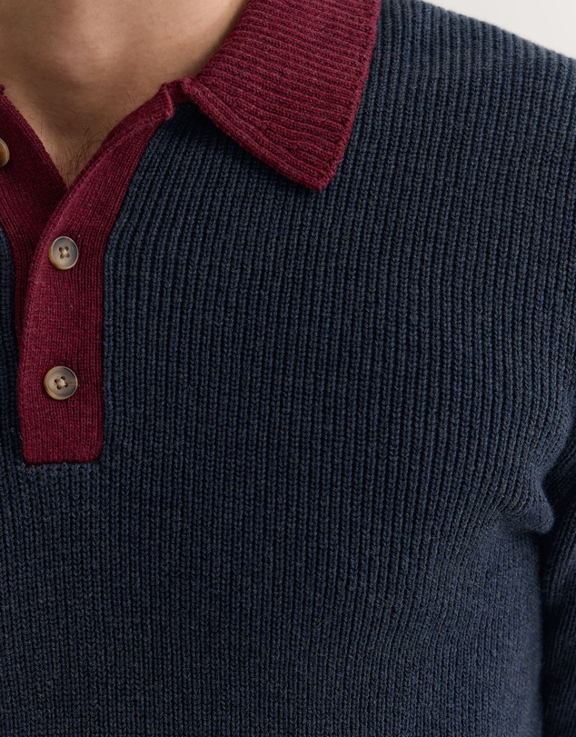 Oxford - Sam Contrast Collar Knit