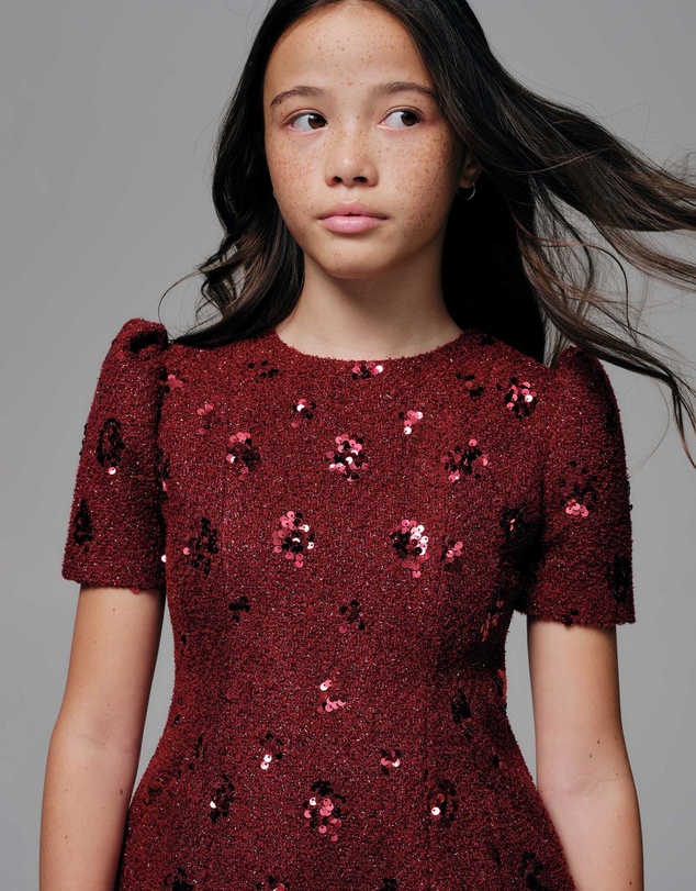 Bardot Junior - Evianna Boucle Mini Dress - Kids-Teens