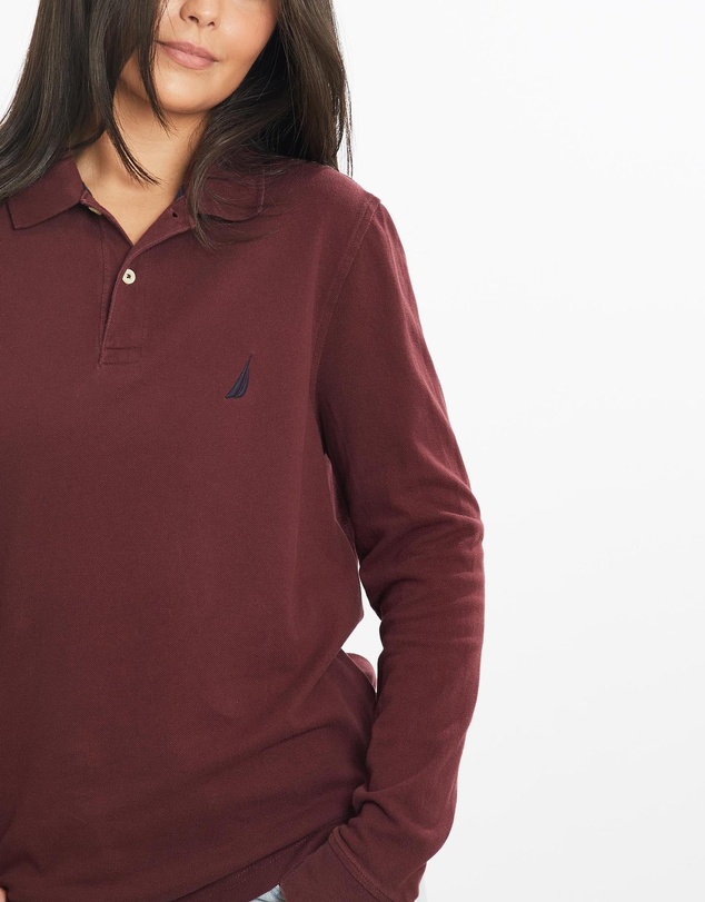 Vintage by The Real Deal - Pre Loved - Vintage Nautica Long Sleeve Polo Shirt