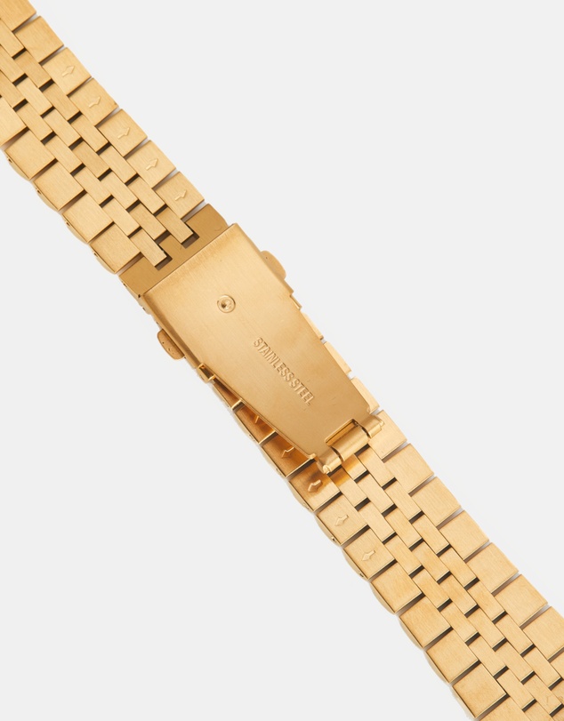 Friendie - Stainless Steel Link Bracelet Band - The Perth - Apple Watch Compatible
