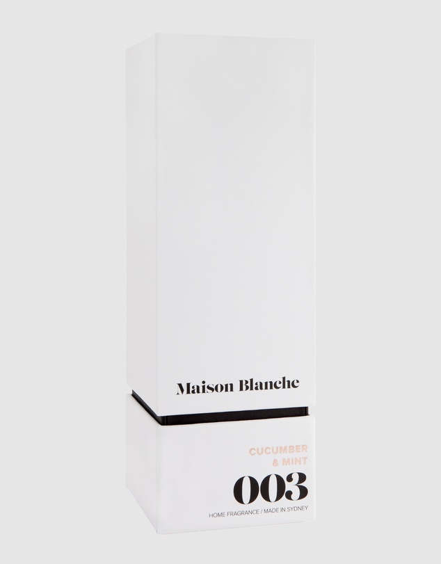 Maison Blanche - 003 Cucumber & Mint - Reed Diffuser