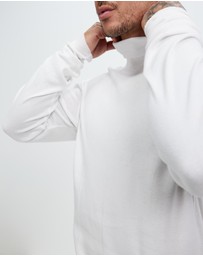Surrounded By Ghosts - The Atacamite Slim Rib Knit Turtle Neck T-Shirt