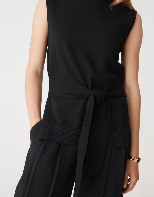 Forcast - Nora Sleeveless Tie Waist Knit