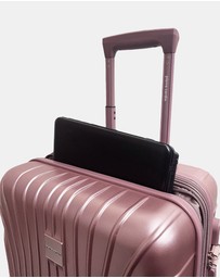 Pierre Cardin - Pierre Cardin Palais Hard Shell Medium and Cabin 2-Piece Set + Luggage Tag