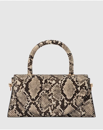 Olga Berg - Kendall Printed Top Handle