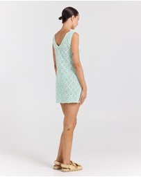 Poolside Paradiso - Messina V Knit Crochet Dress – Jewel