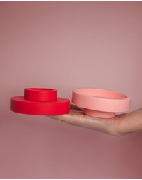 porter green - flipp lrg silicone unbreakable candle holder set