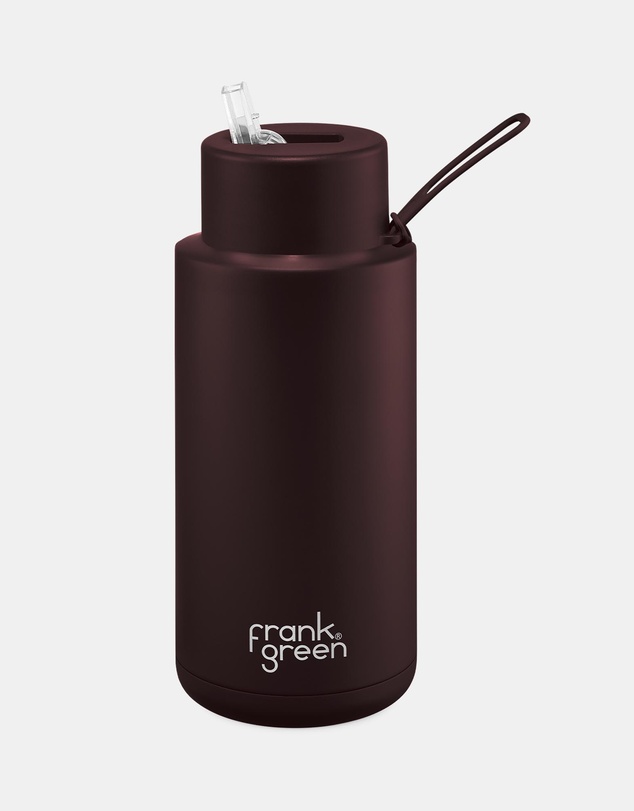 Frank Green - 34oz Stainless Steel Ceramic Reusable Bottle Straw Lid
