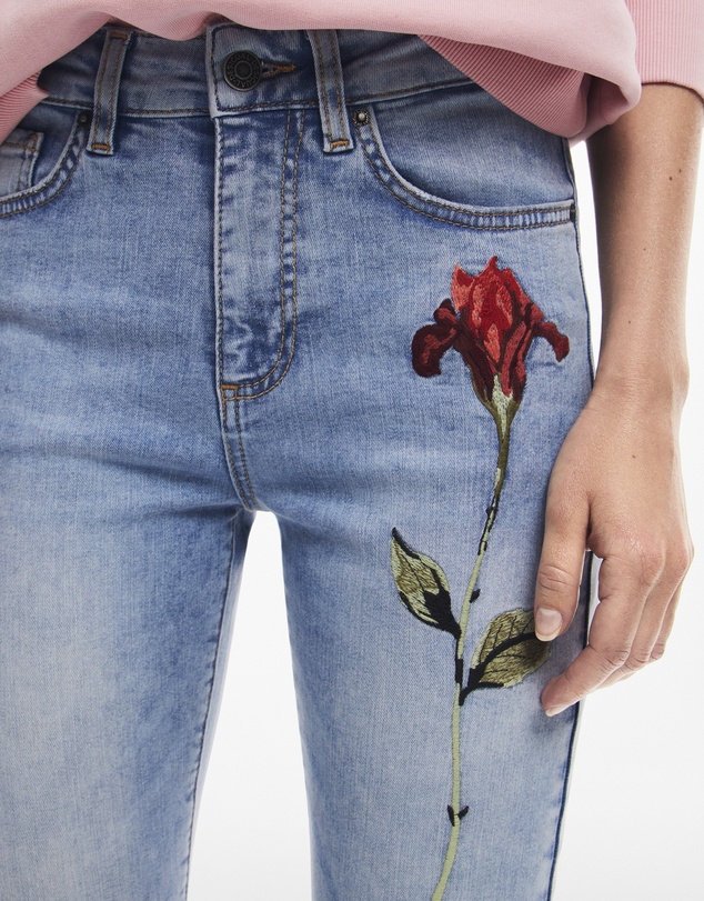 Desigual - Pink denim pants