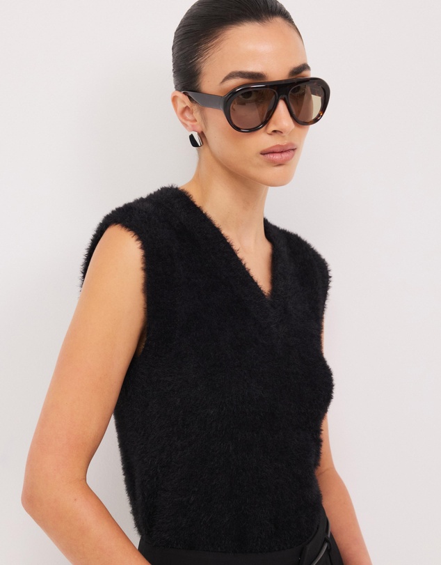 Calli - Rae V-Neck Knit Vest Top