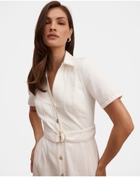 Forever New - Josephine Short Sleeves Denim Dress