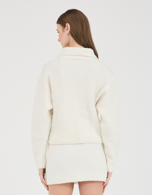 FRIEND of AUDREY - Nyra Boucle Zip Knit
