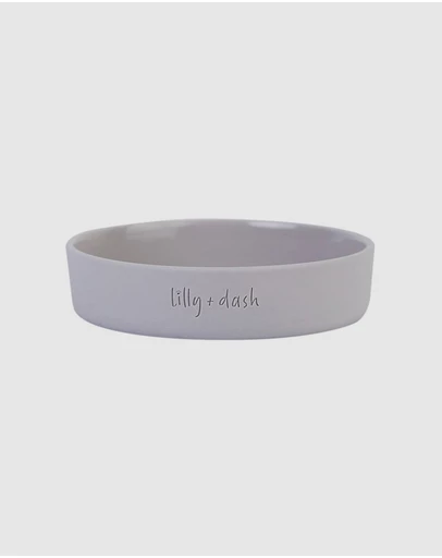 Lilly + Dash - Cat Food Water Ceramic Bowl