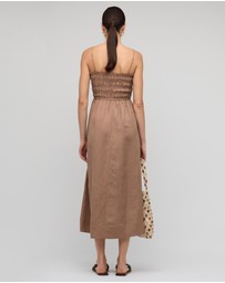 Staple the Label - Alchemy Shirred Midi Dress
