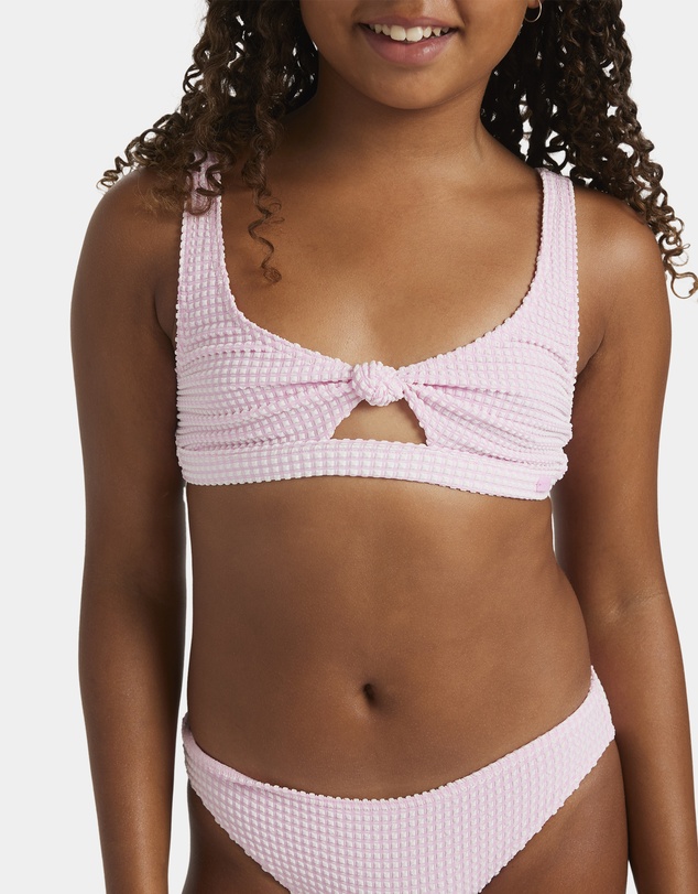 Roxy - Girls 8 to 16 Daisy Check Bralette Two Piece