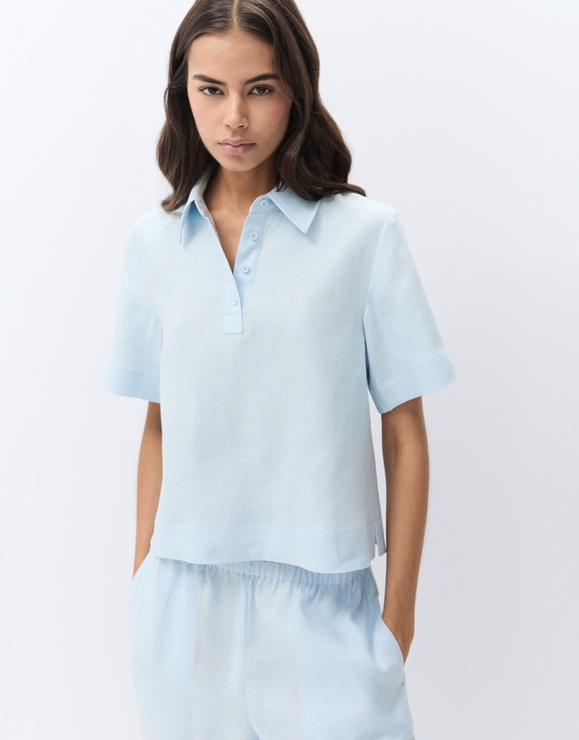 UNISON - Collared Popover Shirt