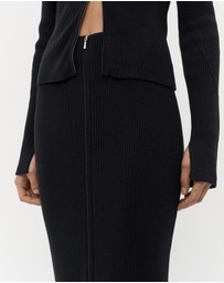 FRIEND of AUDREY - Ada Double End Zip Wool Skirt