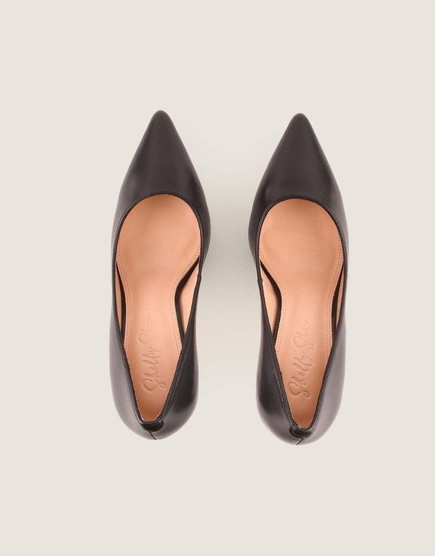 Shelly Shen - Tate High Heel Pumps Black Leather