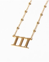 Jackie Mack - Manifest Necklace Angel Number 111