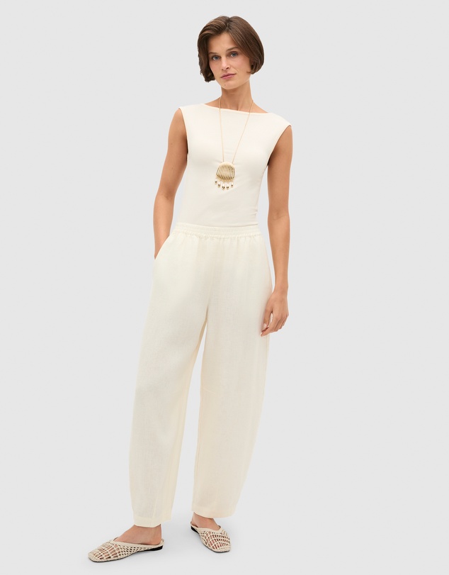 Seed Heritage - Core Linen Soft Barrel Leg Pant
