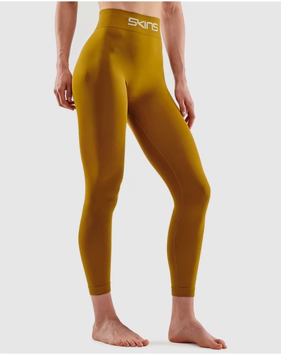 SKINS - SKINS Compression Series-3 Women's Seamless Long Tights Bronze