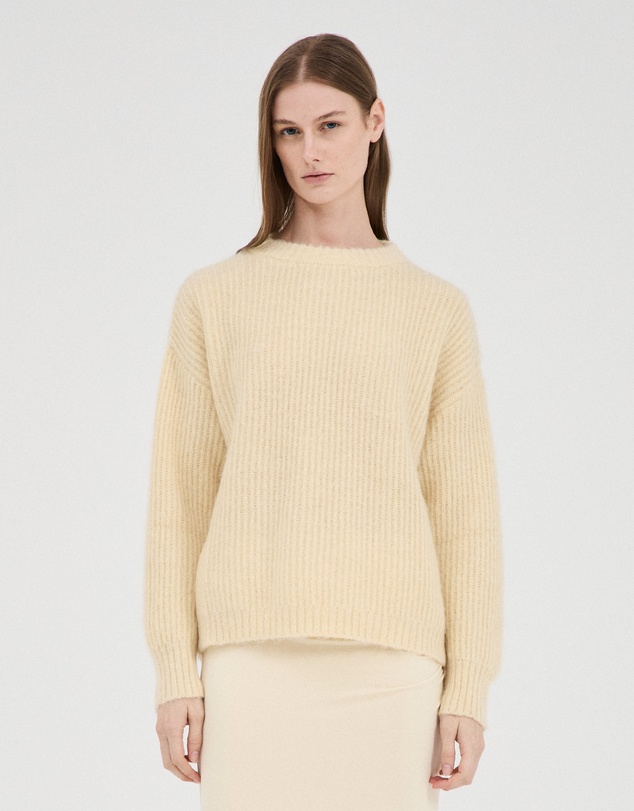 FRIEND of AUDREY - Fluffy Mohair Wool Jumper