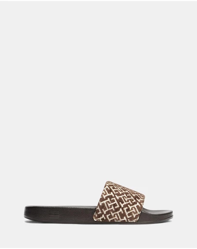 Tommy Hilfiger - Maezie TH Monogram Pool Slides - Women's