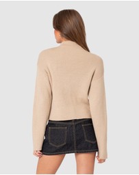 EDIKTED - Kimberly Mock Neck Sweater
