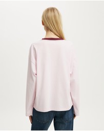 Cotton On - Boxy Long Sleeve Top