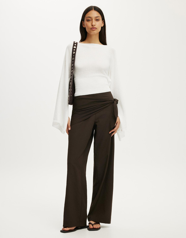 Cotton On - Breezy Cape Knit Top