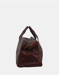 Pierre Cardin - Pierre Cardin Rustic Leather Business/Overnight Bag