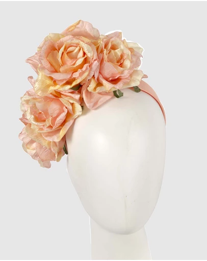 Max Alexander - Large Flower Fascinator Headband