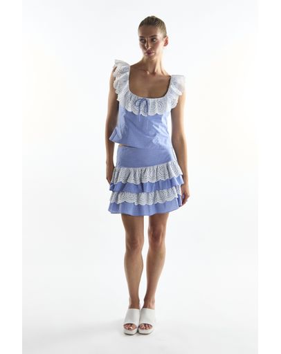 CORNFLOWER CHECK