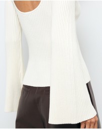 AERE - Sarai Organic Cotton Knit Top