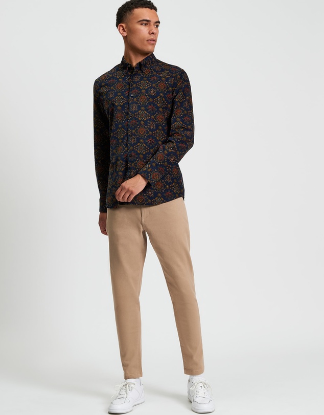 Ben Sherman - Foulard Print Cord Shirt