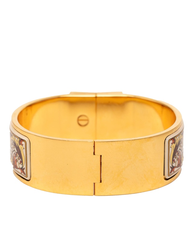 Pre-Loved by Azura Reborn - Pre-Loved Enamel Fall Foliage Loquet Hinge Bracelet PM
