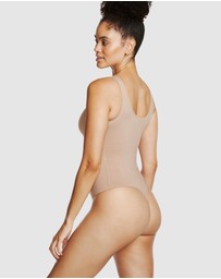 Naomi & Nicole - Real Smooth® Shaping Control Thong Bodysuit