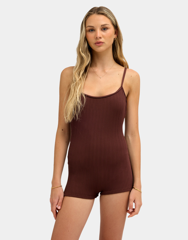 Roxy - Womens Roxy Love Boyleg One Piece Swimsuit