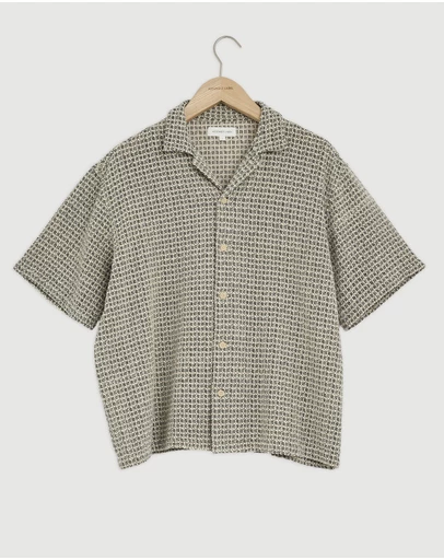 Revibe - Repaired Assembly Label Cotton Short Sleeve Shirt