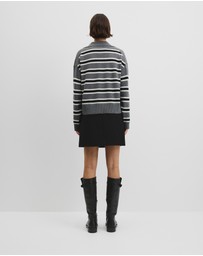 Country Road - Australian Cotton Blend Stripe Knit Polo