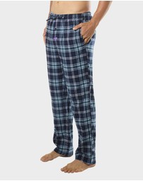 Mitch Dowd - Mens Hunter Flannel Pyjama Pant - Navy